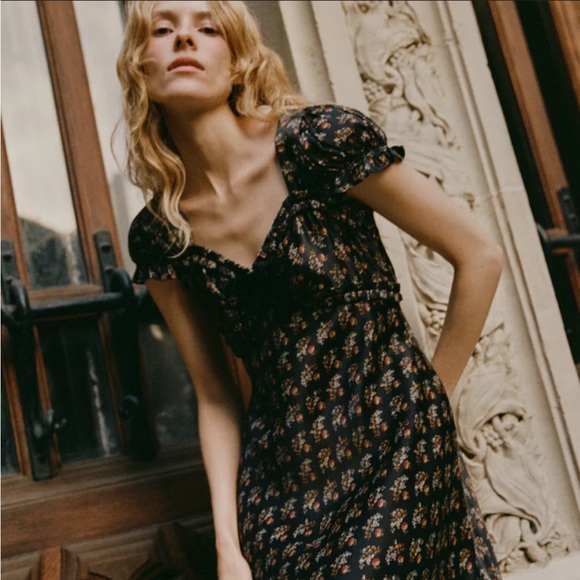 Doen Marybell Dress in Delphinium Floral - Picture 1 of 4